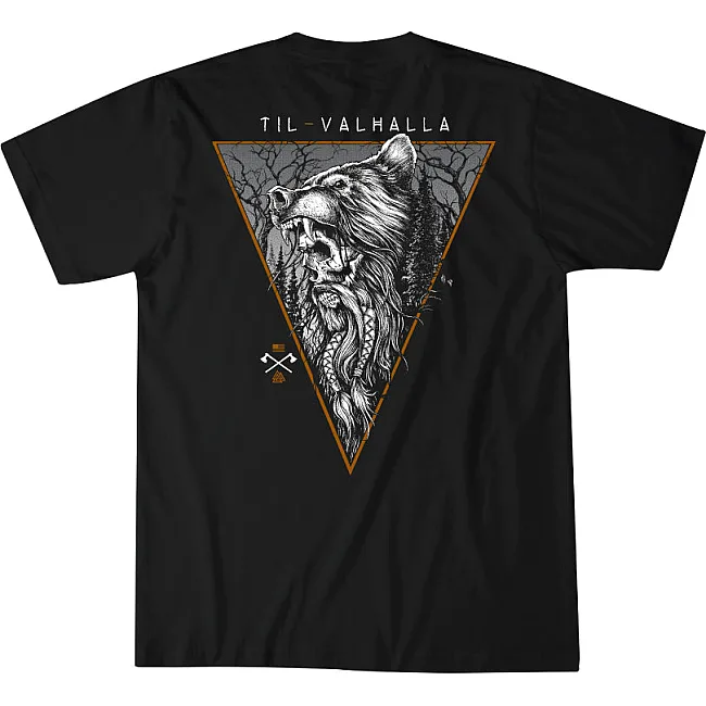 Футболка мужская HOWITZER Viking Bear Tee Black