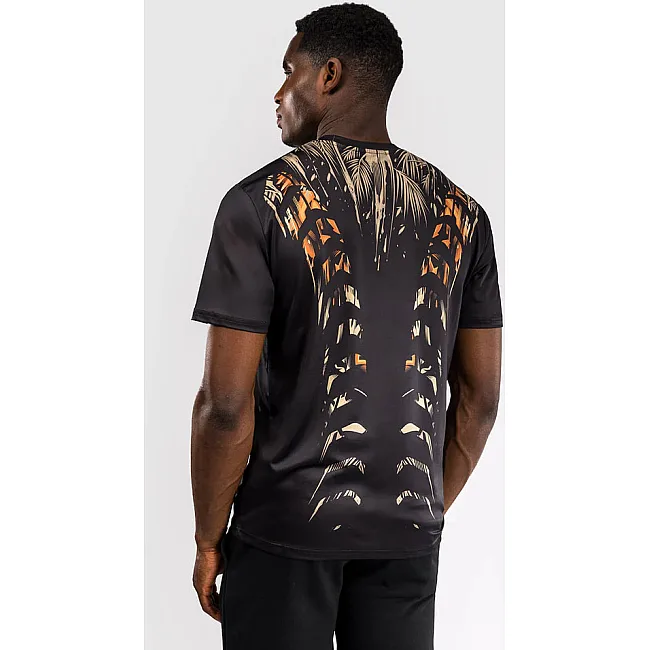 Футболка мужская VENUM Tiger Mens Dry Tech Black Neon Orange