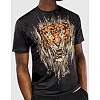 Футболка мужская VENUM Tiger Mens Dry Tech Black Neon Orange