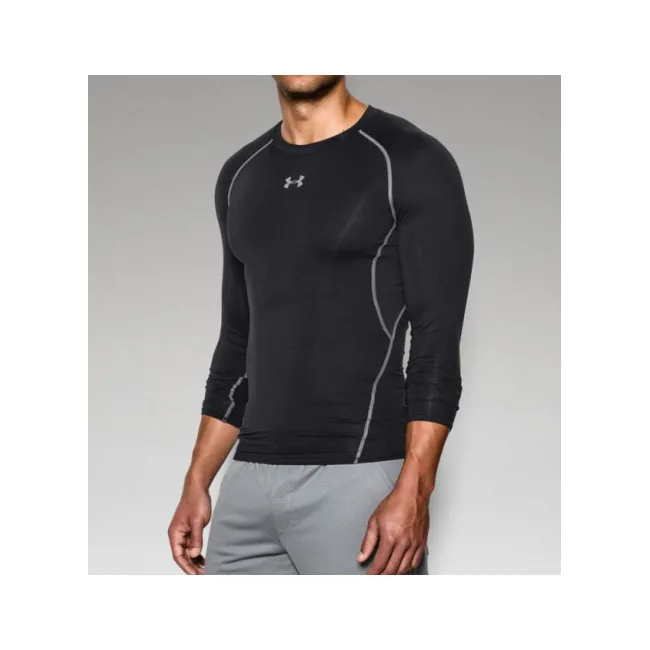 Компресійна футболка Under Armour HeatGear Compression Long Sleeve Black