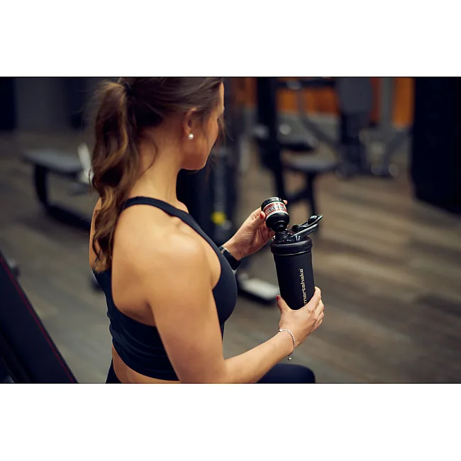 Контейнер SMARTSHAKE Whey2Go Funnel Pillbox 110 мл Black