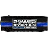 Пояс для пауэрлифтинга POWER SYSTEM PS-3800 кожаный Black/Blue Line