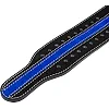 Пояс для пауэрлифтинга POWER SYSTEM PS-3800 кожаный Black/Blue Line