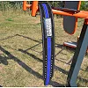 Пояс для пауэрлифтинга POWER SYSTEM PS-3800 кожаный Black/Blue Line