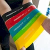 Резинки для фитнеса POWERPLAY 4113 Mini Power Band Set набор из 5шт (от 1 до 20кг)