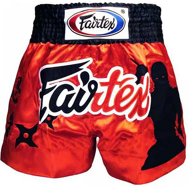 Шорти для тайського боксу Fairtex Limited CollectionThe Assassin Red