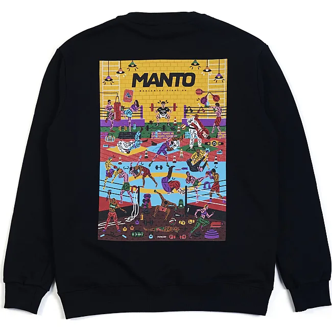 Свитшот MANTO Crewneck Gym 2.0 Black