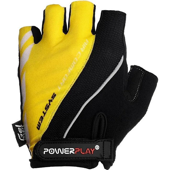 Велоруковицы POWERPLAY 5024 D Черно-желтые
