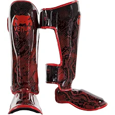 Защита голени и стопы Venum Fusion Red Black