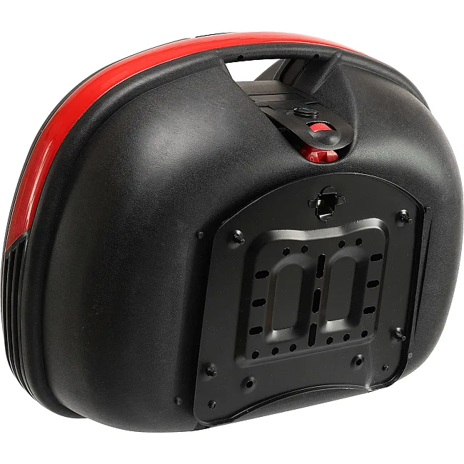 Центральный кофр задний для мотоцикла пластиковый Top Case JUHAO M-999 1шт 43x39x28см (Черный-красный)