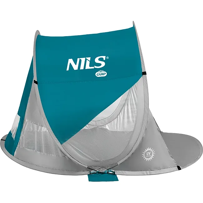 Палатка пляжная NILS CAMP NC3142, бирюзово-серая