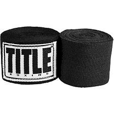 Бинти для боксу TITLE Boxing Mexican Style 180" Black ( .)