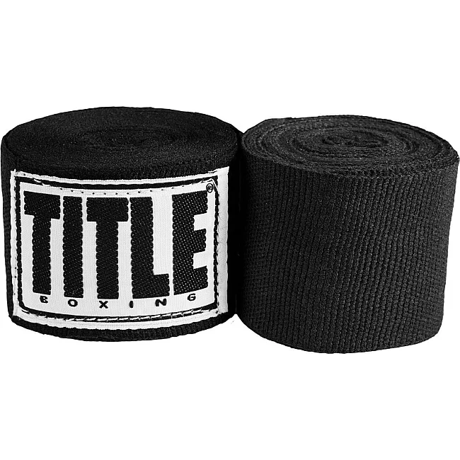 Бинти для боксу TITLE Boxing Mexican Style 180" Black ( .)