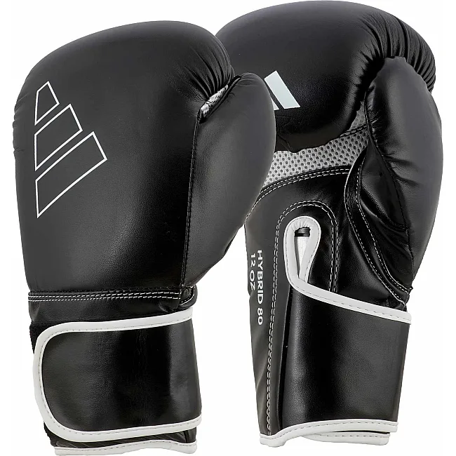 Рукавички для боксу Adidas "Hybrid 80" (чорно-білий) ADIH80