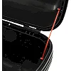 Центральный кофр задний для мотоцикла пластиковый Top Case JUHAO M-999 1шт 43x39x28см (Черный-красный)