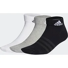 Шкарпетки ADIDAS T SPW ANK 3P сірий, білий, чорний