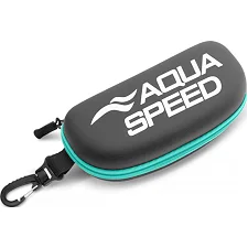 Чехол для очков Aqua Speed Goggle Case 62948 черный, бирюзовый One Size