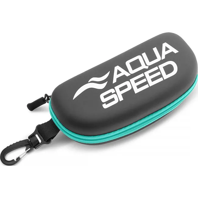 Чехол для очков Aqua Speed Goggle Case 62948 черный, бирюзовый One Size