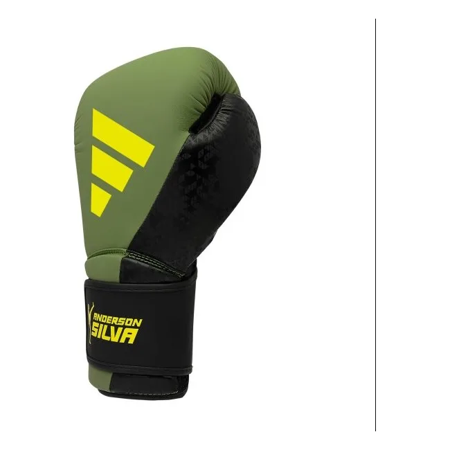 Рукавички для боксу ADIDAS X ANDERSON SILVA 50 | зелений/чорний/жовтий | ADIAS50TG