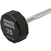 Штанга неразборная с фиксированным весом прямая PEV HAMMER STRENGHT TA-9979-25 (Черный)