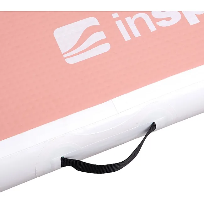 Надувной коврик Airtrack inSPORTline Airstunt 400x100x10 см, розовый