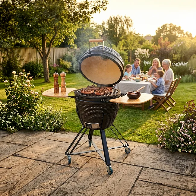 Гриль Kamado керамічний inSPORTline Pyrexo 21”