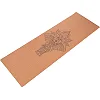 Коврик для йоги Пробковый каучуковый двухслойный Yoga mat RECORD
 FI-7156-5 183x61мx0.4cм с принтом Слон