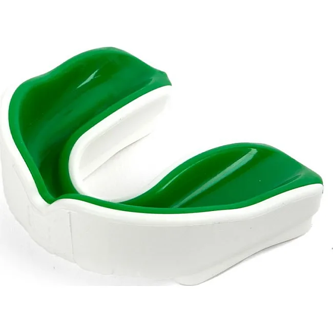 Капа для бокса MAKURA Ignis взрослая (возраст 11+) White/Green (art.6017514051)