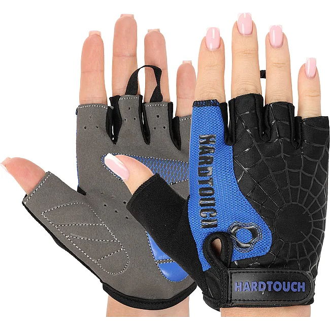 Тренировочные перчатки для фитнеса
 HARD TOUCH FG-9525 (Черный-желтый)