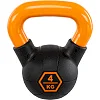 Гиря тренувальна цільна
 з пофарбованою ручкою LiveUp Urethane competition kettlebell UAZE5336-4 вага 4кг