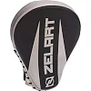 Лапа боксерская изогнутая тренировочная PU ZELART
 BO-1325 25x19x4см 2 штуки (Белый-черный-красный)