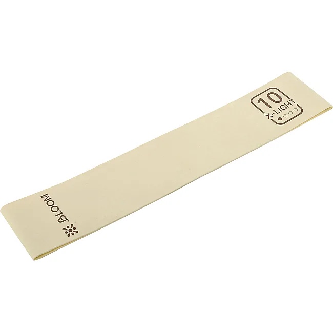 Резинка для упражнений лента сопротивления
 BLOOM LB7062-10 жесткость X-LIGHT 10LB (Белый)