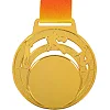 Медаль спортивная с лентой цветная тематическая SP-SPORT
 Баскетбол C-0639 ø6,5см золото (Золотой)
