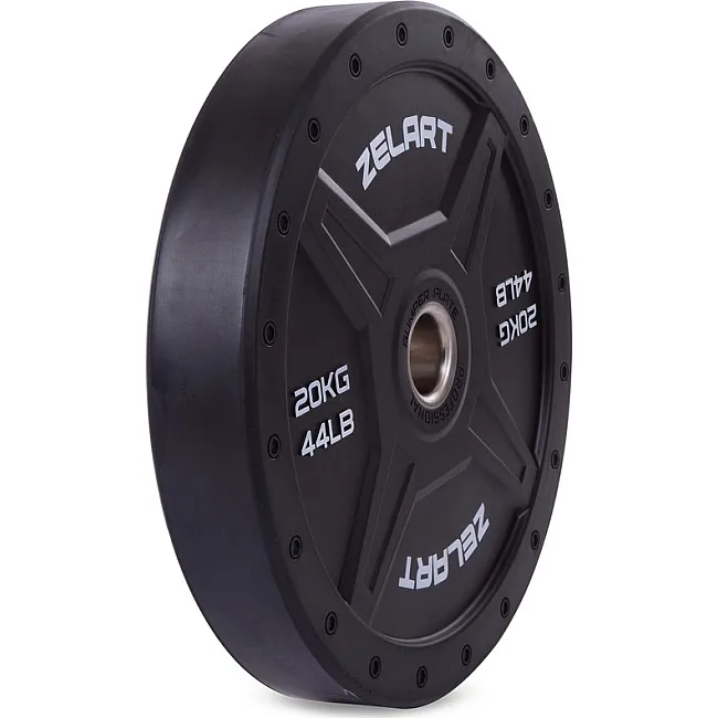 Бамперный диск резиновый

 ZELART
 TA-2258-20 50,4мм 20кг