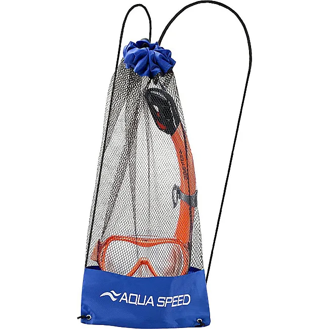 Набор маски и трубки Aqua Speed ALIZE FS + SAMOS 61090 оранжевый OSFM