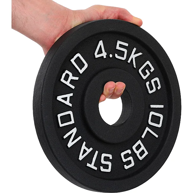 Блины диски стальные окрашенные STANDARD SC-80103-10LB 50мм 4,5кг