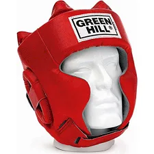 Боксерский шлем тренировочный Green Hill Sparring (Красный)