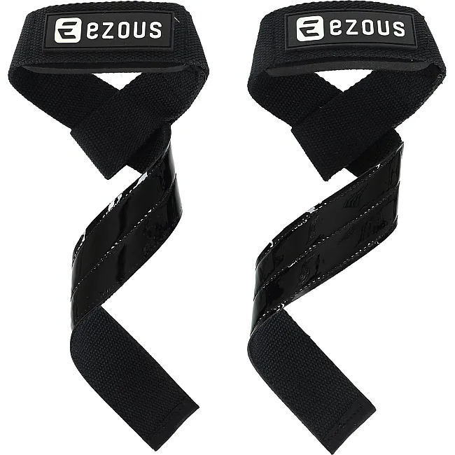 Лямки для тяги LIFTING STRAP EZOUS B-06 2шт (Черный)