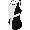 Купальник закрытый для женщин Arena DIAMOND SWIMSUIT LIGHTDROP BAC черный, белый