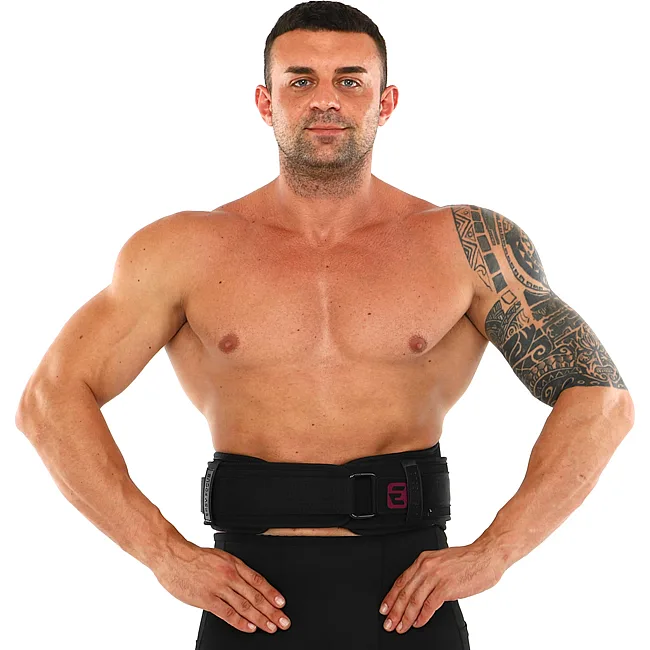 Пояс атлетический текстильный EZOUS TRAINING BELT O-04 спинка-14см