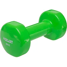 Гантели для фитнеса виниловые ZELART Beauty TA-5225-4 2шт 4кг (Салатовый)