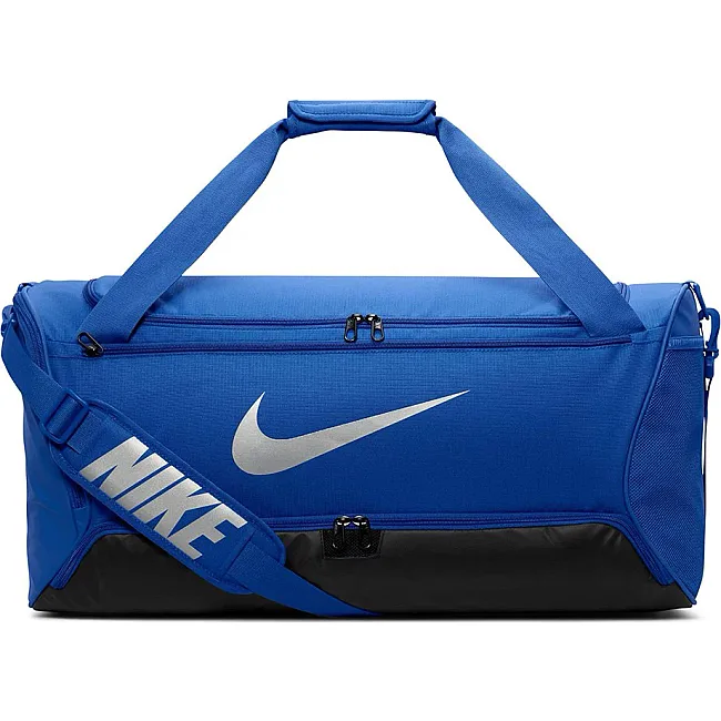 Спортивна сумка Nike NK BRSLA M DUFF - 9.5 60L синій 64x30x30 см
