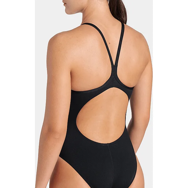 Купальник закрытый для женщин Arena DIAMOND SWIMSUIT LIGHTDROP BAC черный, белый