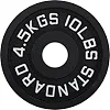 Блины диски стальные окрашенные STANDARD SC-80103-10LB 50мм 4,5кг