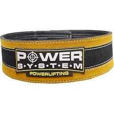 Пояс для тяжелой атлетики POWER SYSTEM Stronglift PS-3840 Black/Yellow