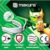 Капа для бокса MAKURA Ignis взрослая (возраст 11+) White/Green (art.6017514051)