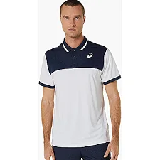 Поло чоловіче Asics COURT POLOHIRT white/black