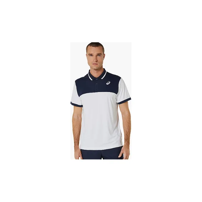 Поло чоловіче Asics COURT POLOHIRT white/black