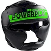 Боксерский шлем тренировочный PowerPlay 3048 Черно-Зеленый
