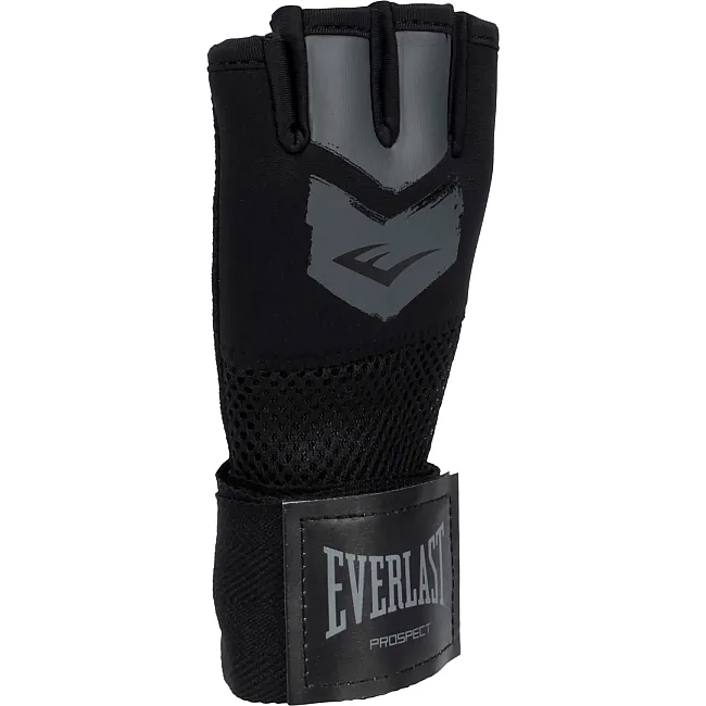 Бинты перчатки Everlast PROSPECT QUICK WRAPS черный, серый Дет S/M